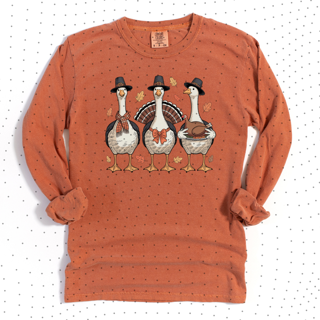 Three Thankful Geese