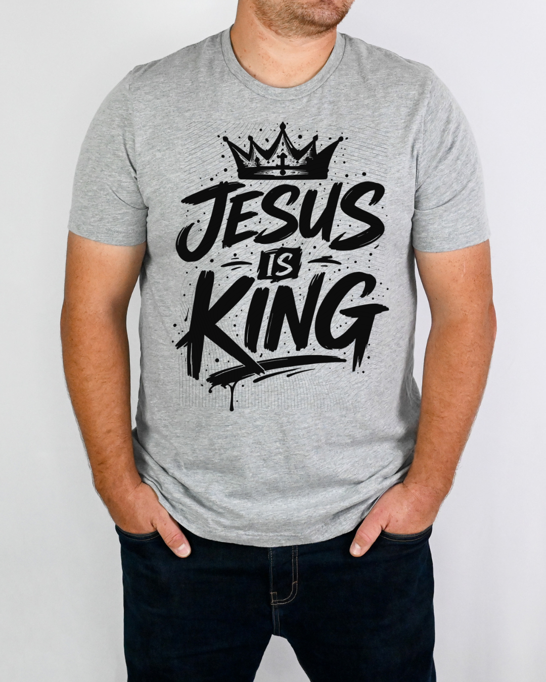 Jesus is King black script