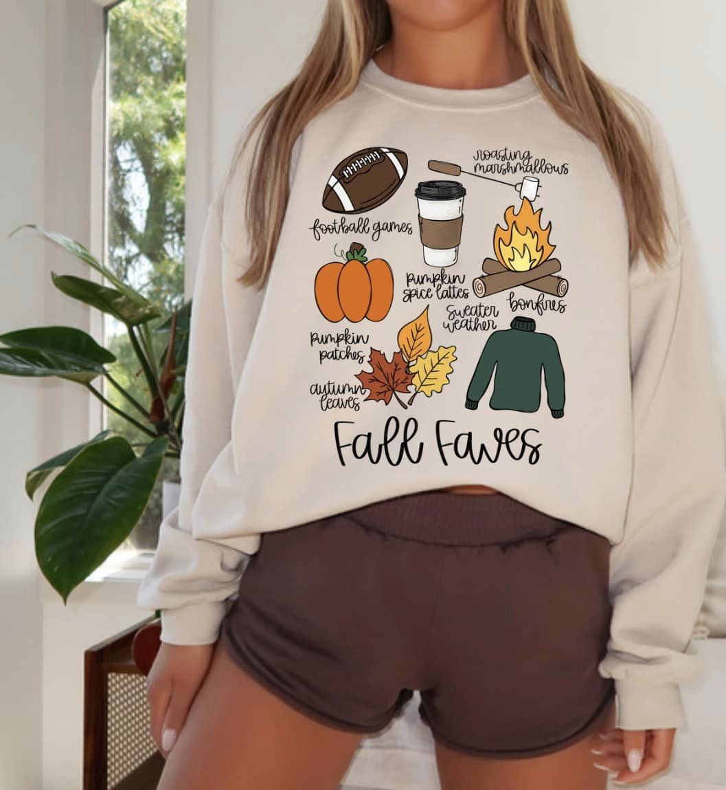Fall Faves Clipart Style