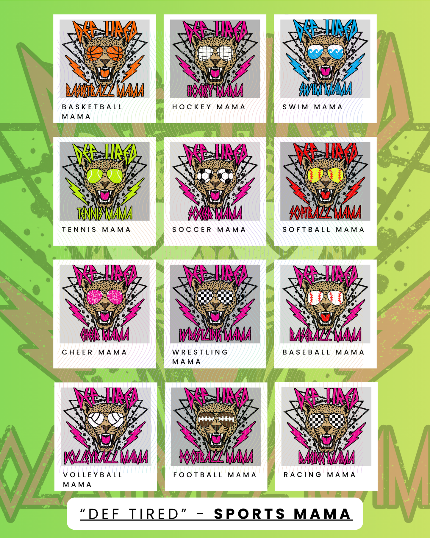 DEF TIRED - Sports Mama