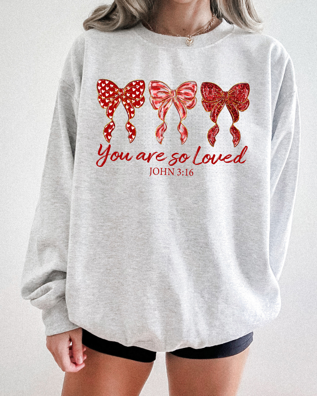 You are so Loved Triple Bows