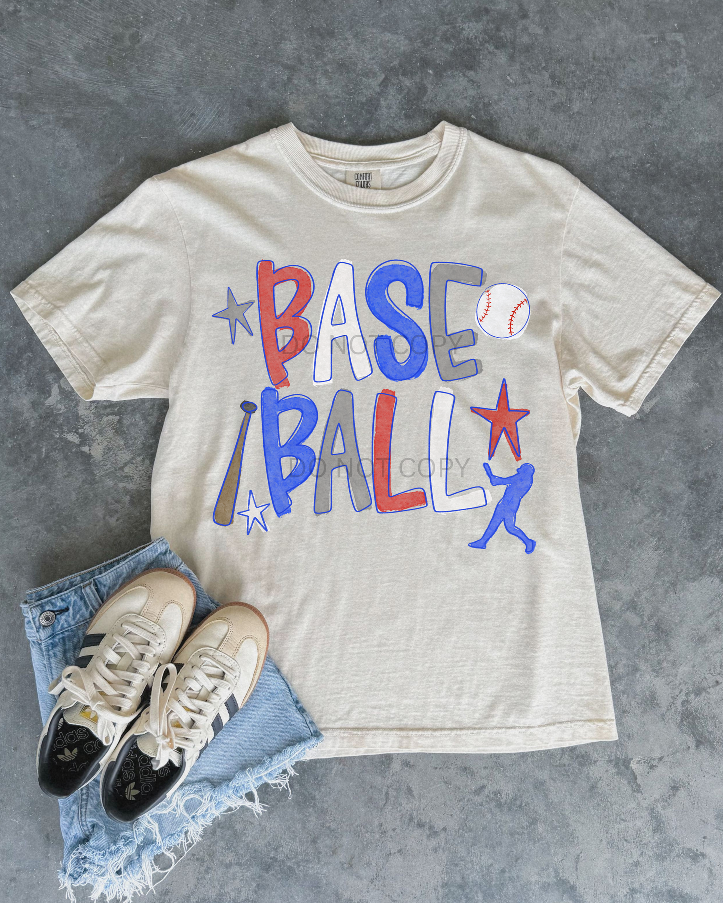 Watercolor Baseball