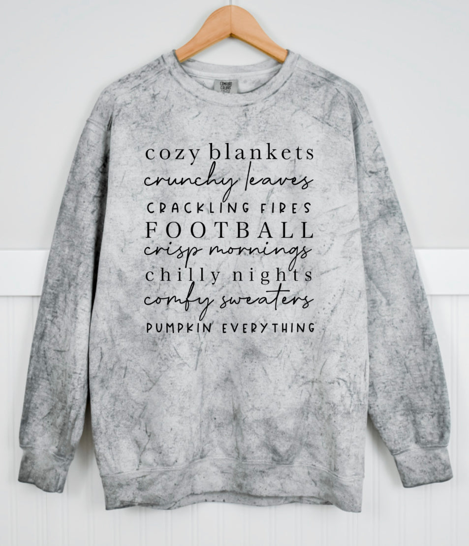Fall Faves Words
