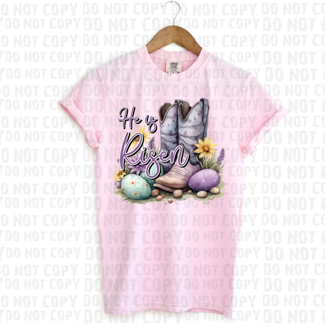 He is Risen boots & eggs