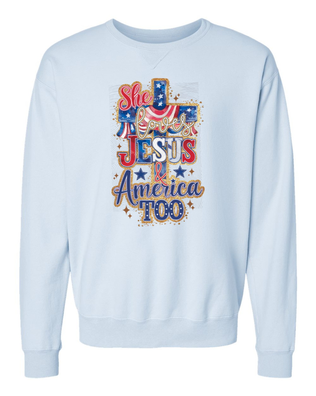 She loves Jesus & America too