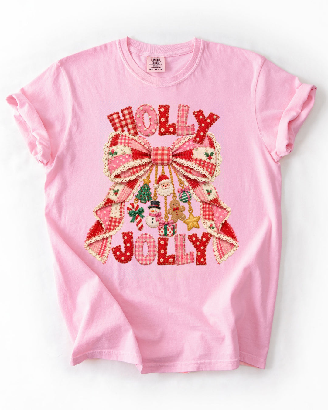 Pink Holly Jolly Charms