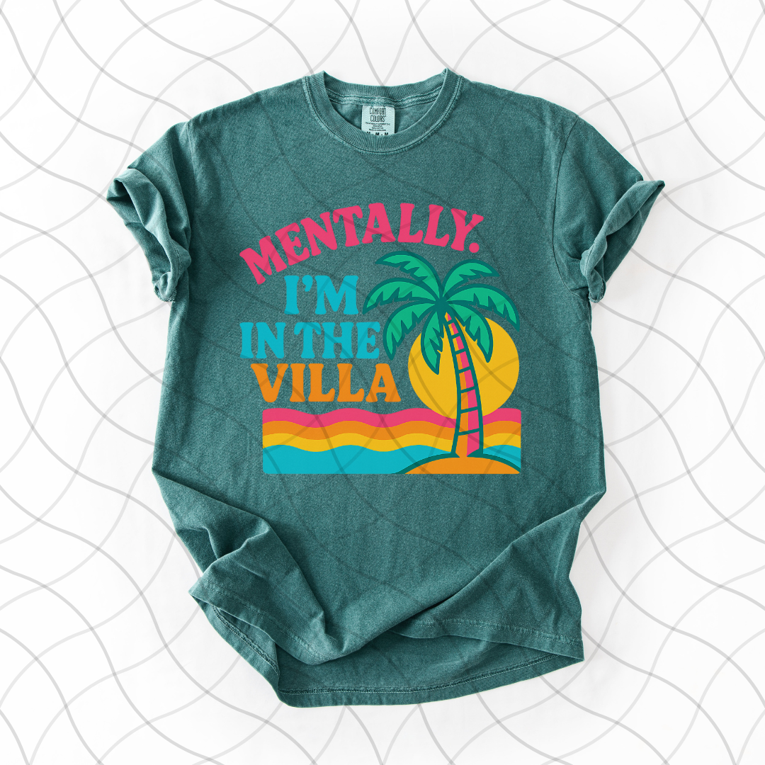 Mentally, I'm in the Villa (colorful)