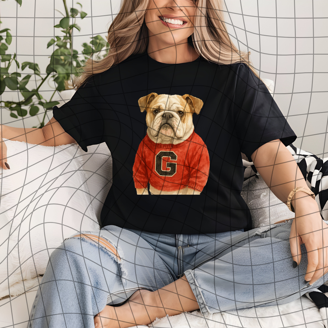Ga Red Sweater Dog