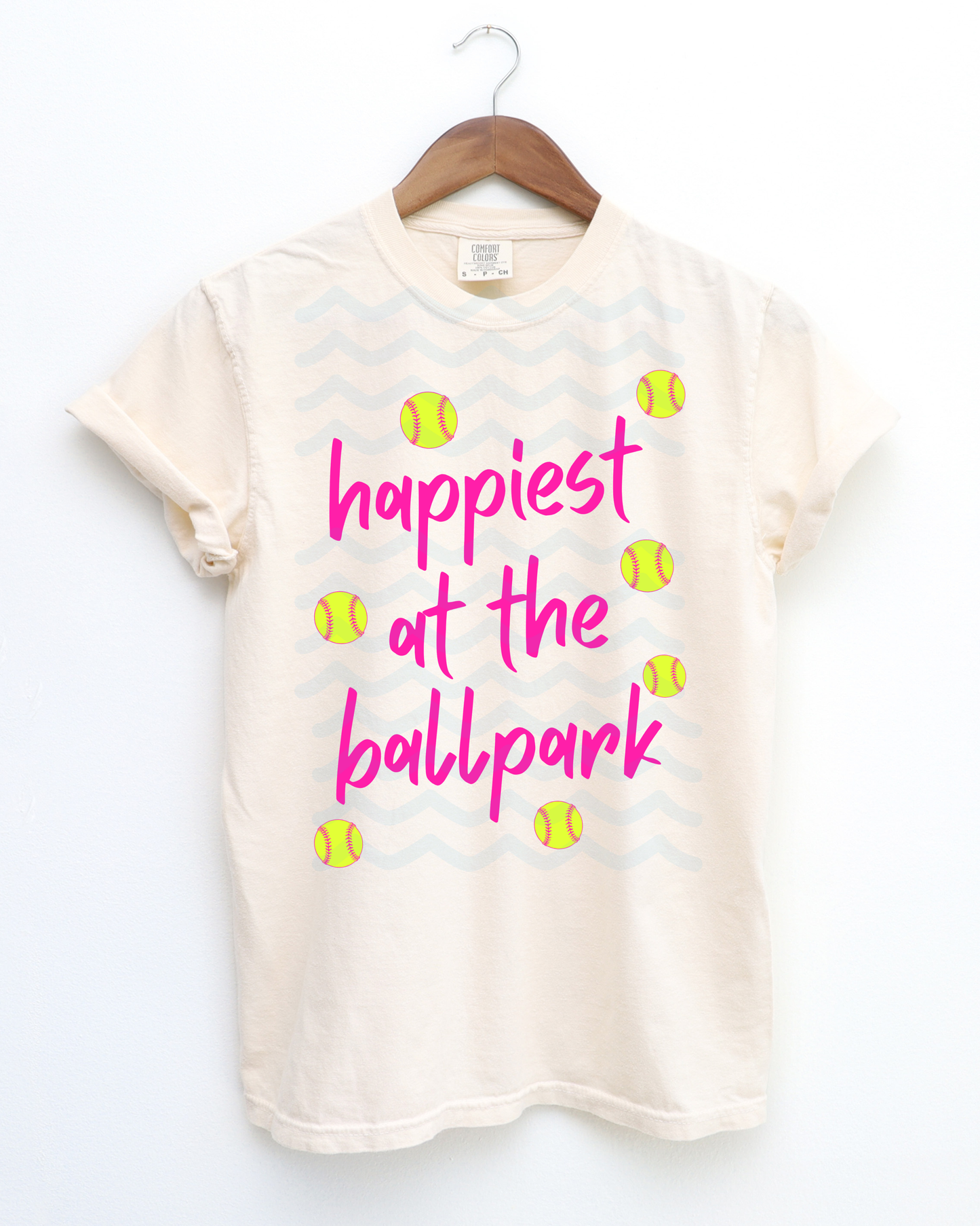 Happiest At The Ballpark Softball