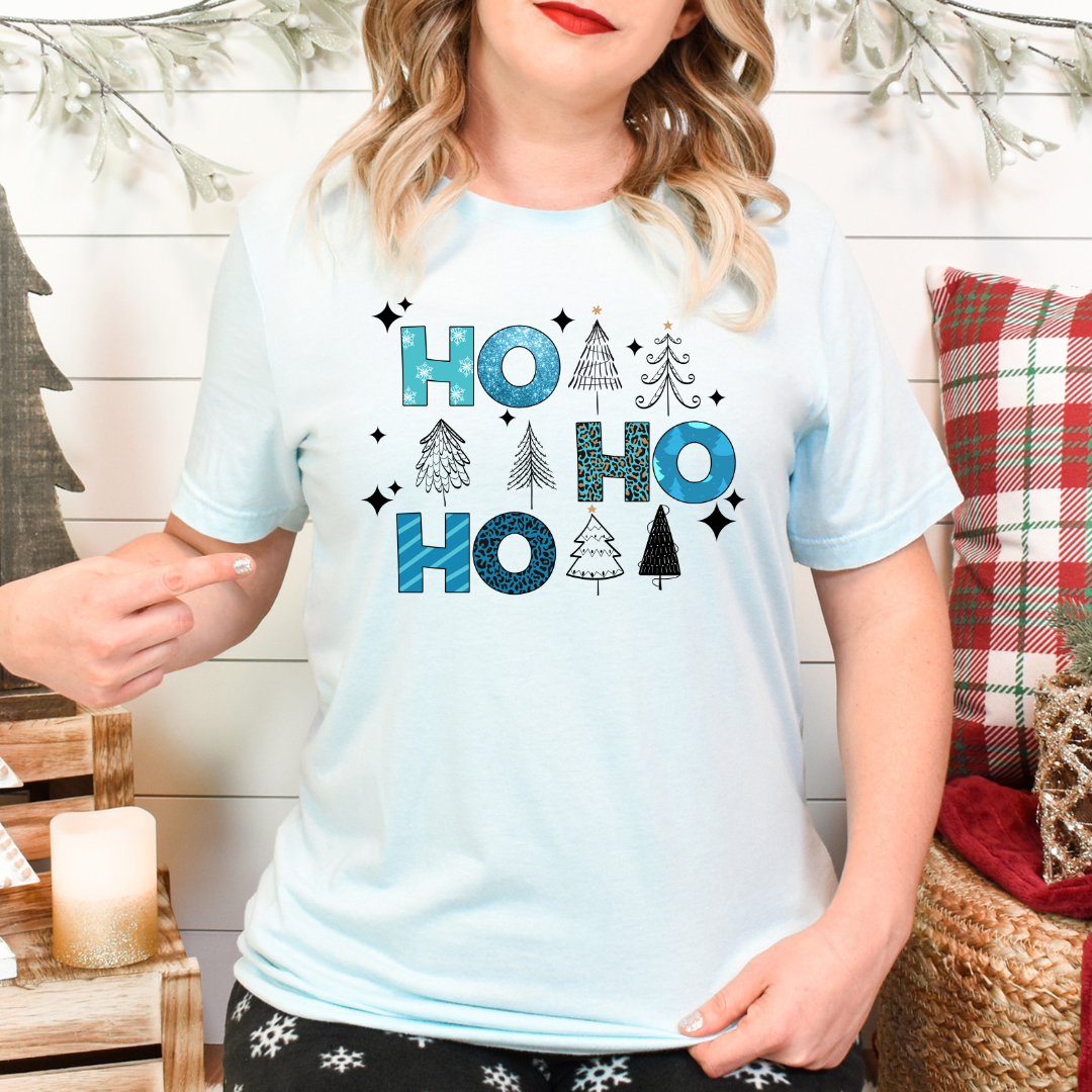 HO HO HO Blue Style