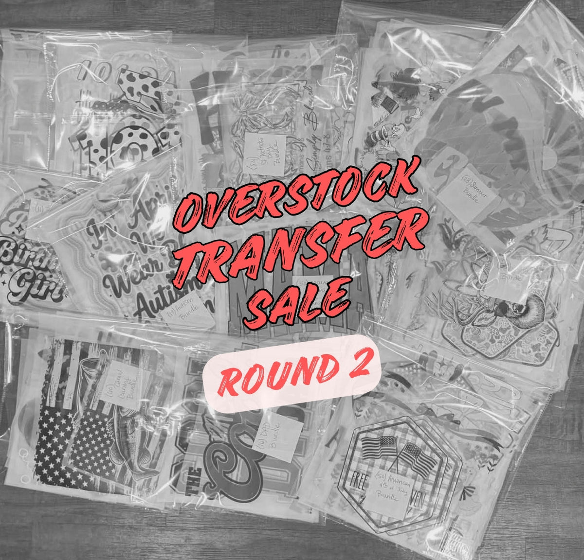 Overstock DTF Transfer Bundle Deals