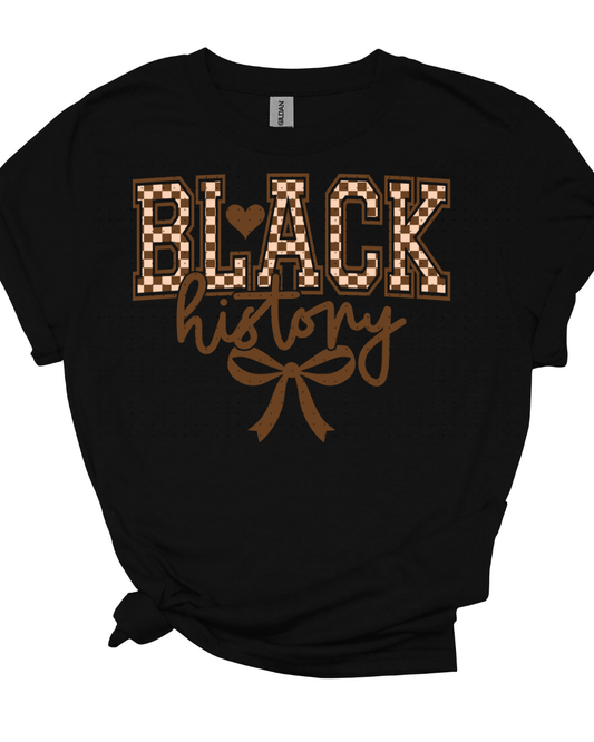 Brown Checkered Black History