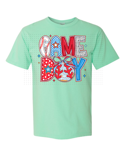 Red & Blue Baseball Game Day