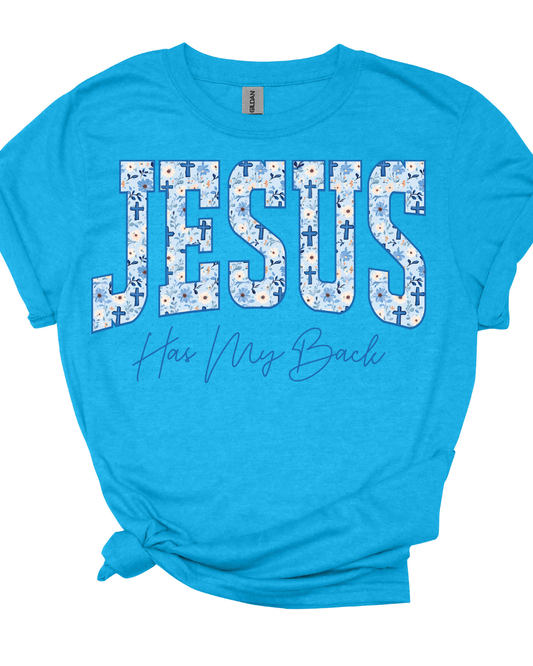 Jesus Has my back (blue)