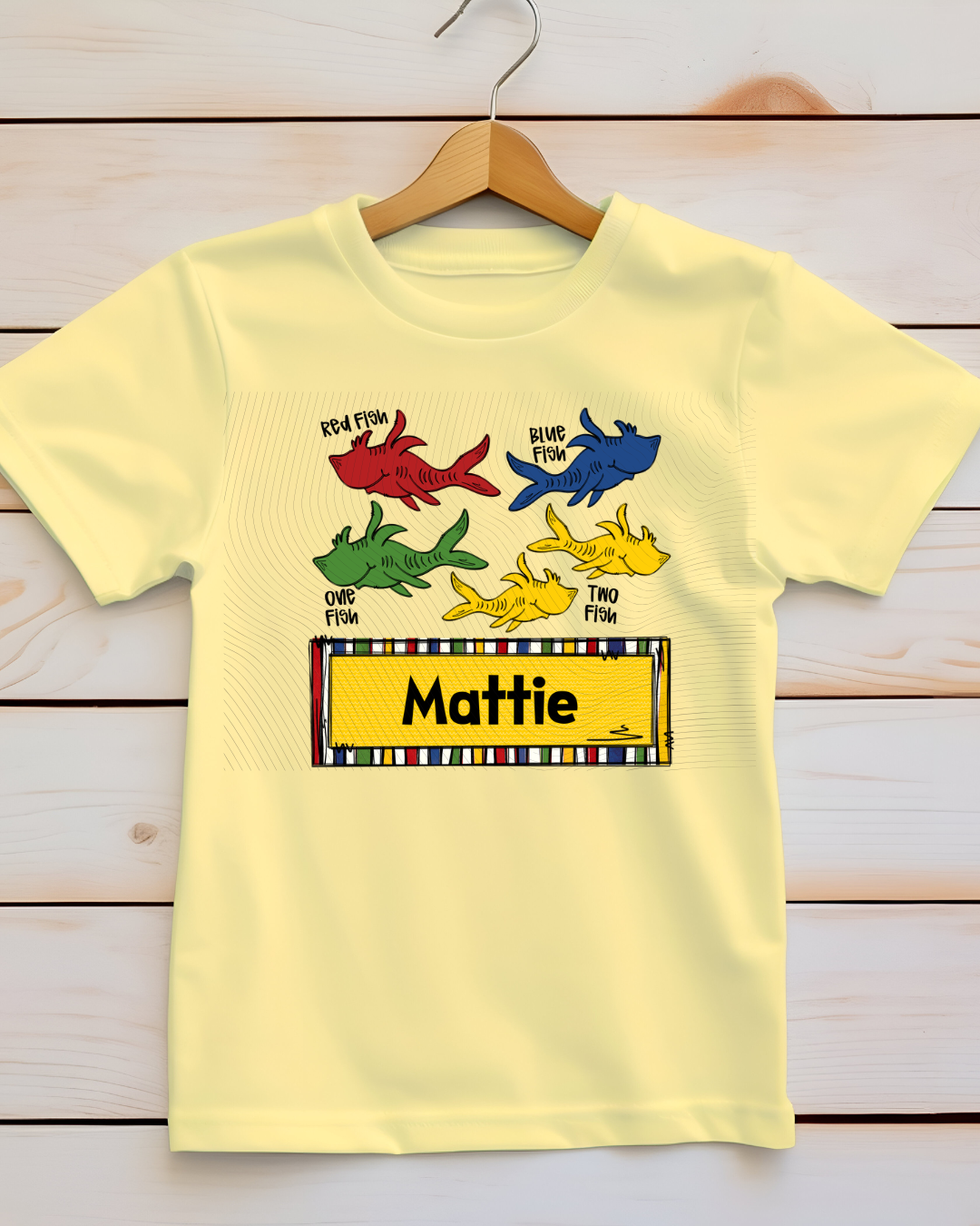 Dr Suess Fish-custom Name