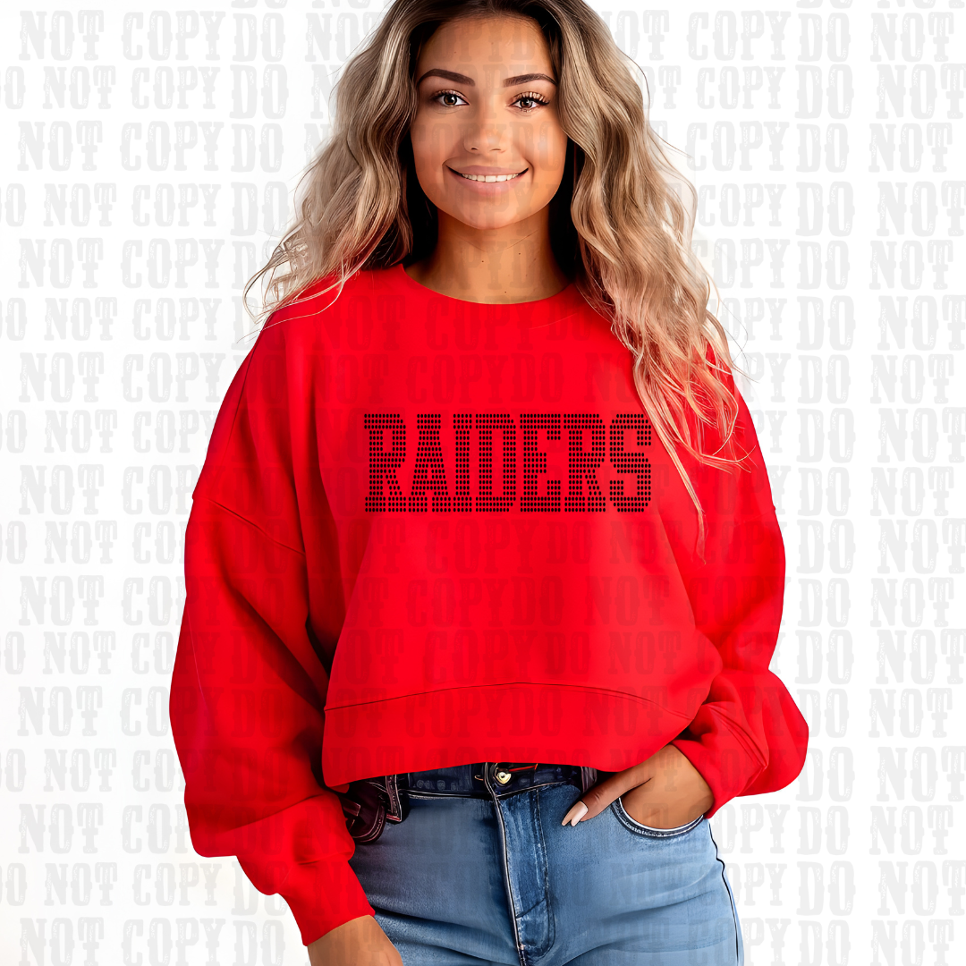 Raiders - Faux Rhinestone