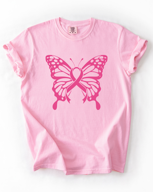 Breast Cancer Awareness Butterfly