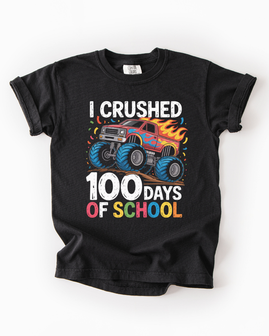 I crushed 100 days of school monster truck