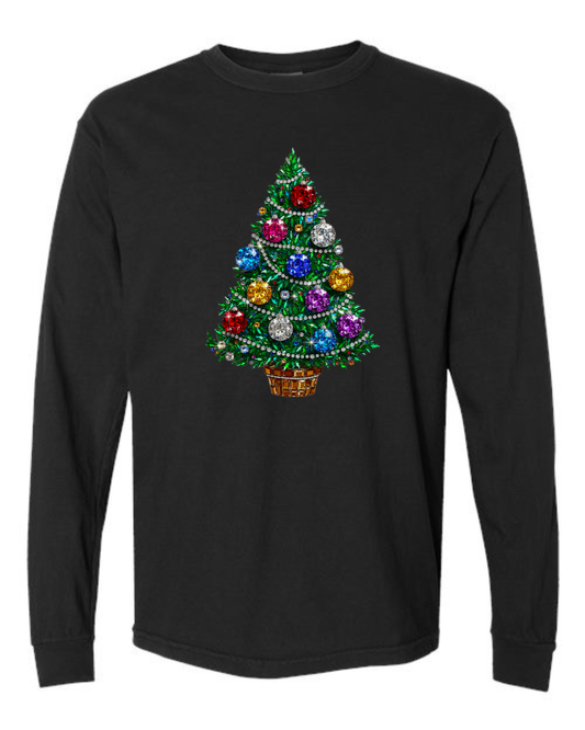 Faux Rhinestone Christmas Tree