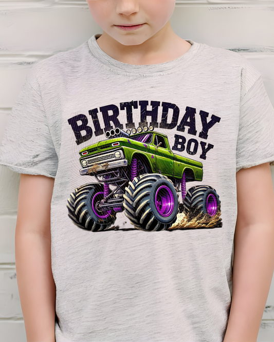 Birthday Boy Monster Truck