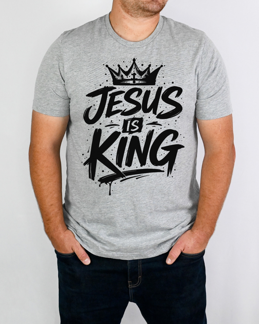 Jesus is King black script
