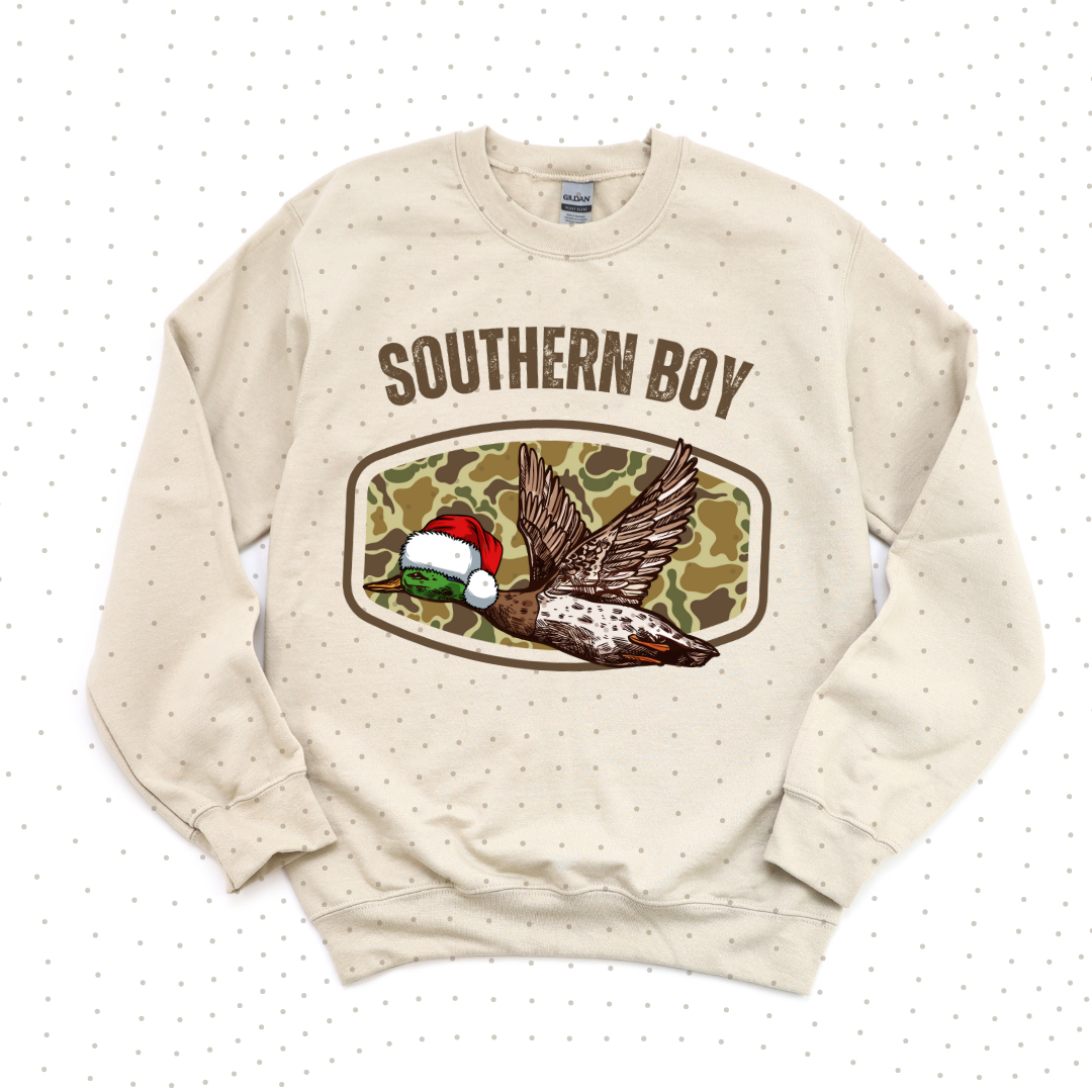 Southern Boy Christmas Duck