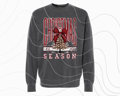 Christmas Season Leopard Tree- Distressed