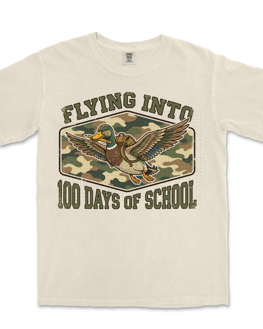 Flying into 100 days of school