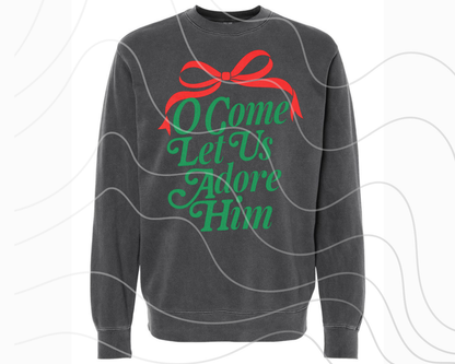 Oh Come Let Us Adore Him Bow