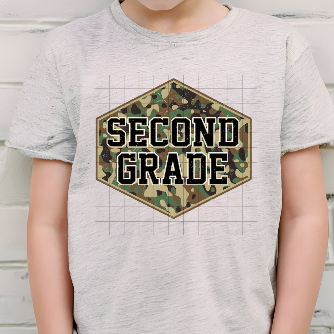 Camo Back to School Grades