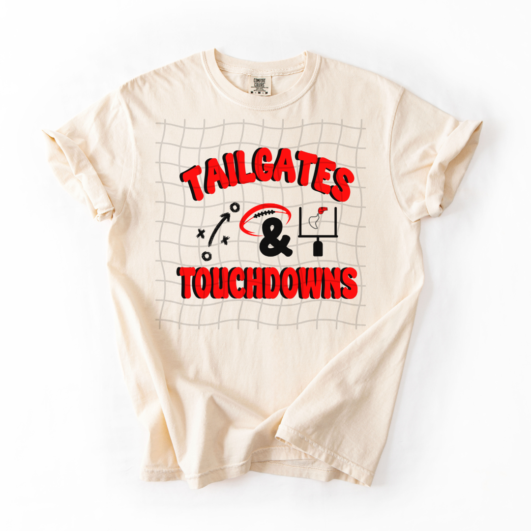 Tailgates & Touchdowns - Red