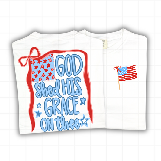 God shed his grace on me