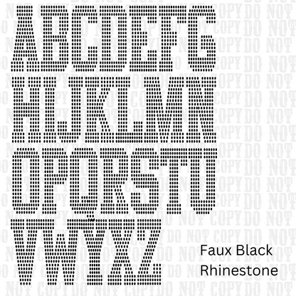 *Custom Faux Rhinestone Names or Text*