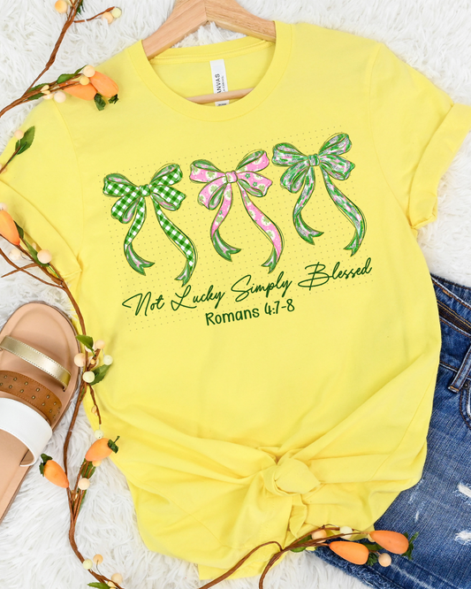 Not Lucky Simply Blessed