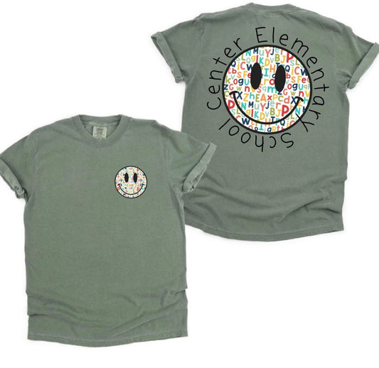 ABC Smiley front and back option