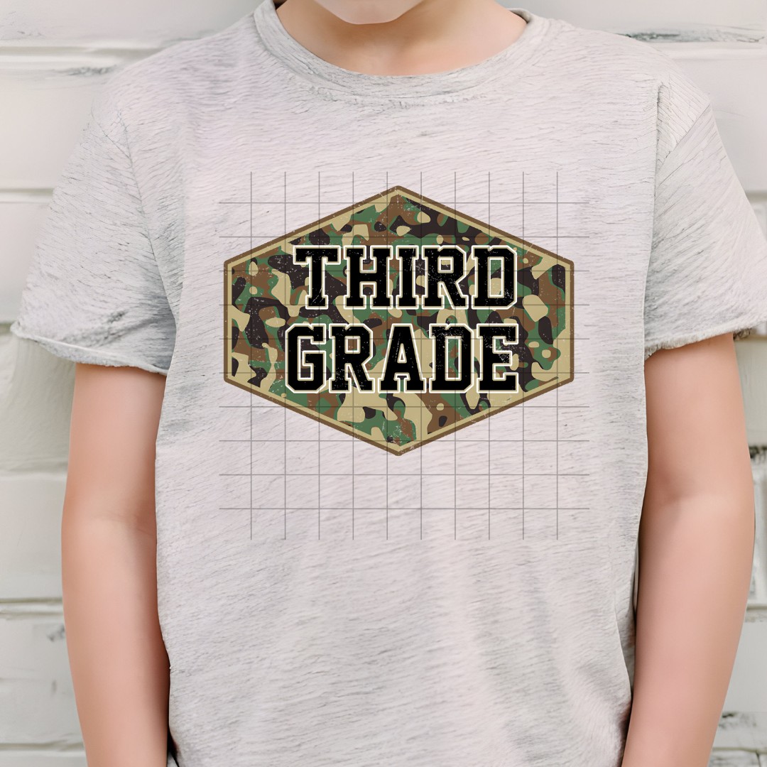 Camo Back to School Grades