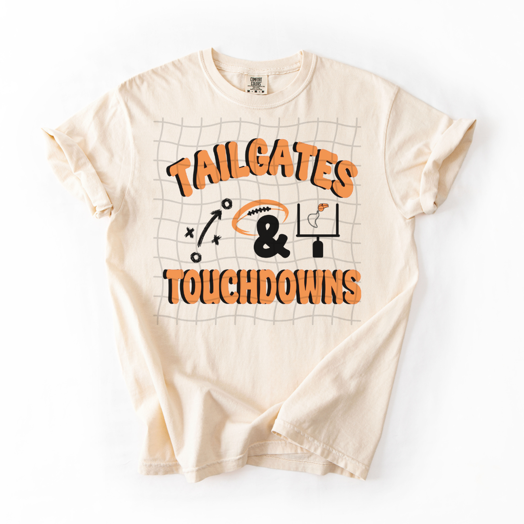 Tailgates & Touchdowns - Orange