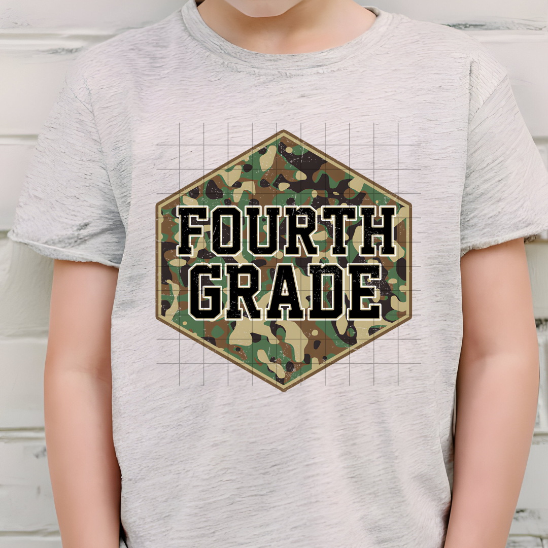 Camo Back to School Grades