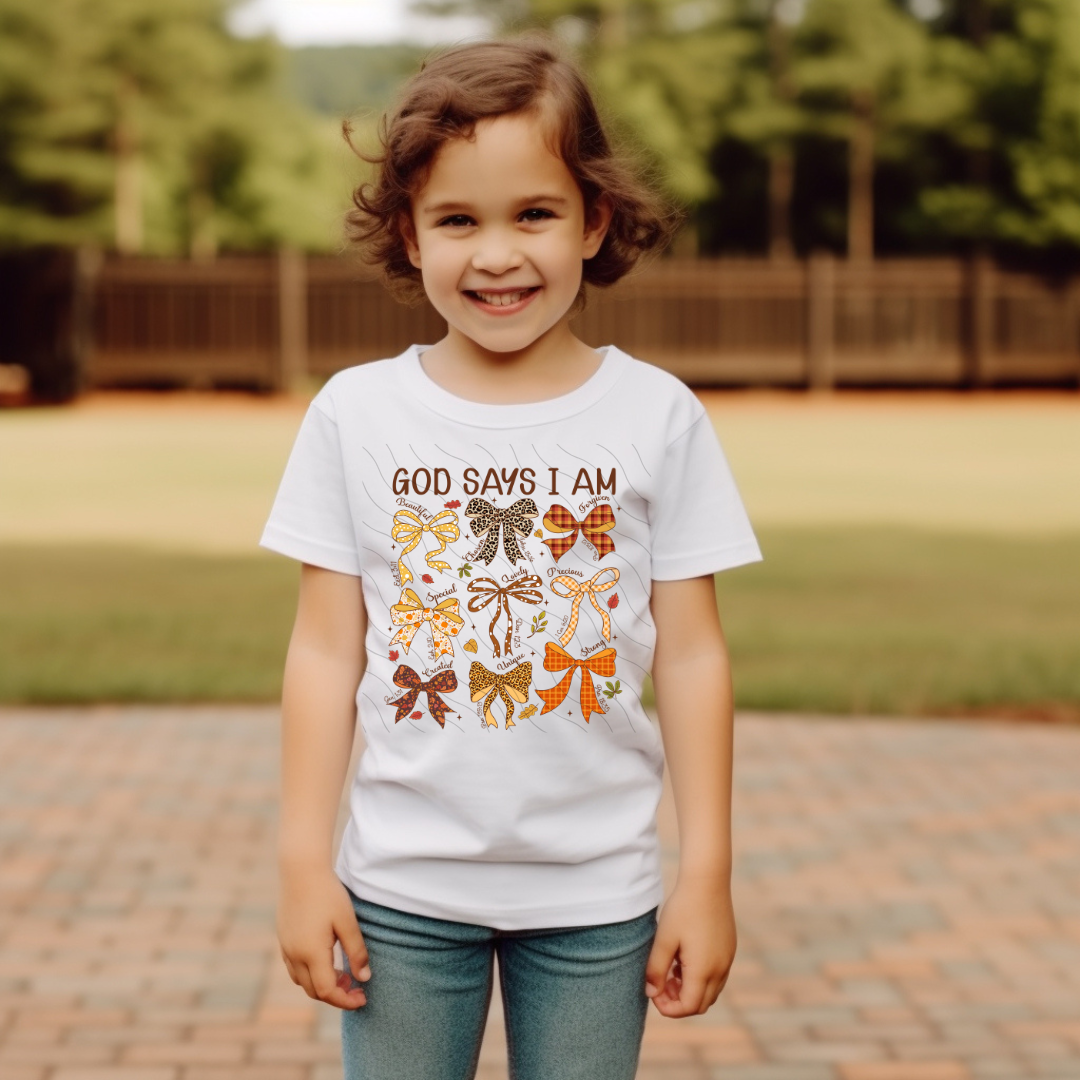 God Says I Am...Fall Bows