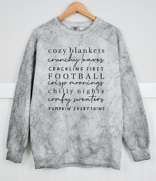 Fall Faves Words