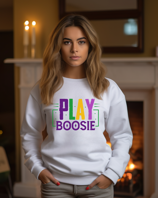 Play Boosie Typography