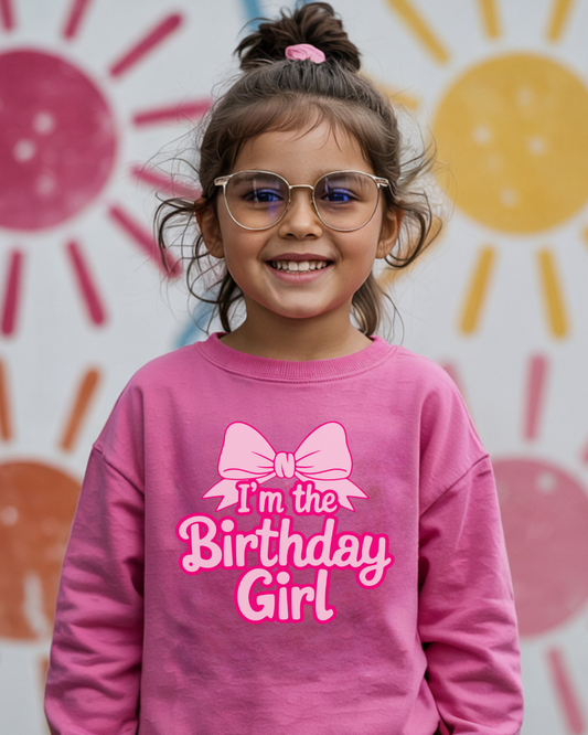 I'm the Birthday Girl Pink Bow