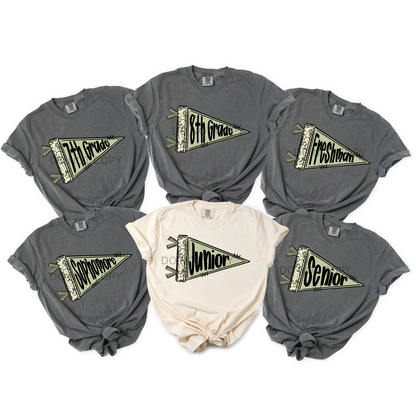 Camo School Pennant Flags- Add the one you want in notes at checkout!!!