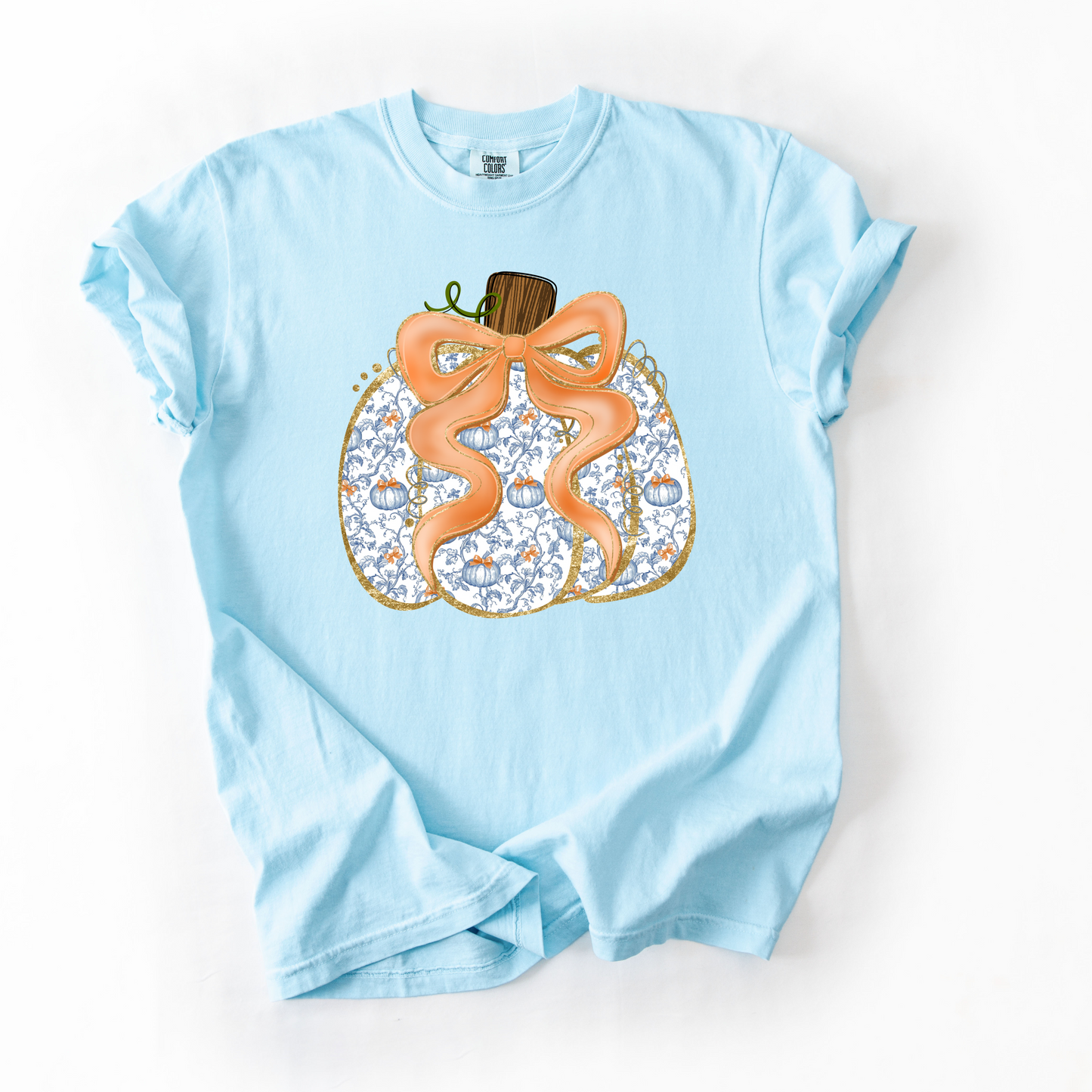 Blue White Pumpkin