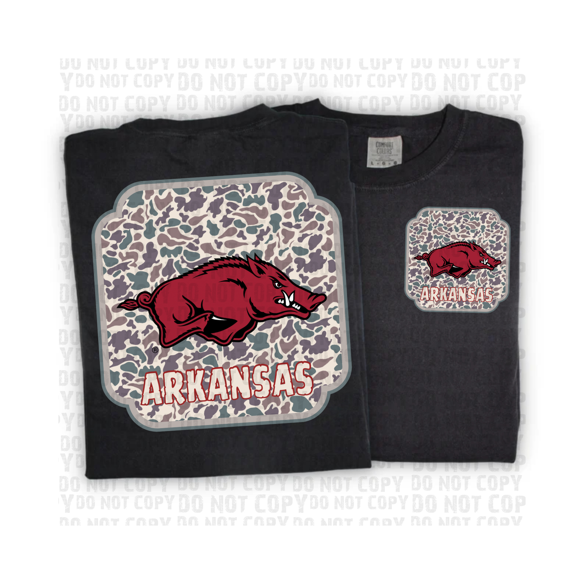 Arkansas Camo – We Are DTF Transfers