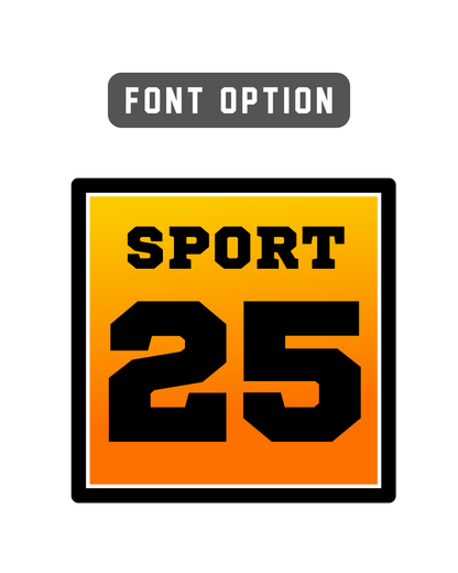 Athletic Number Set Creation