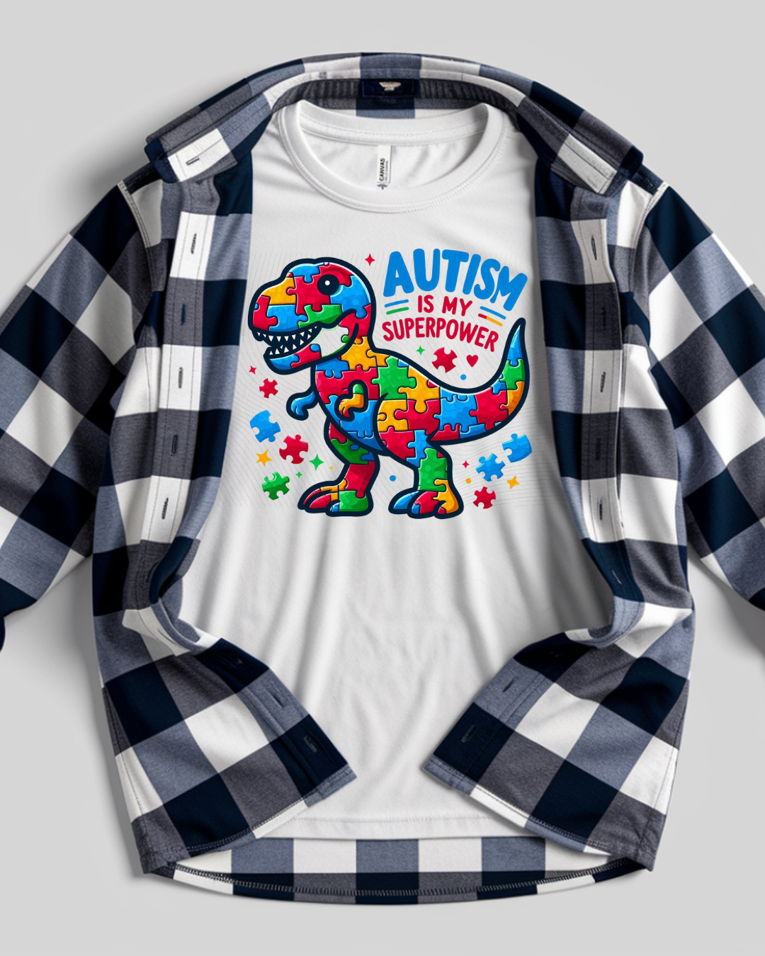 Autism Is My Super Power Dinosaur