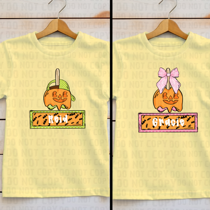 Watercolor Pumpkin Patch w/ Custom Name