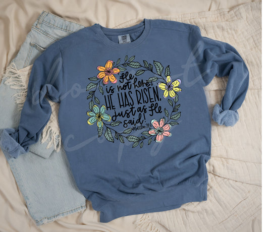 He is Risen Wreath- bright