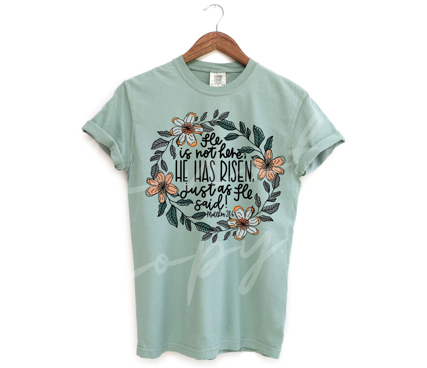 He is Risen Wreath- muted colors